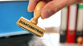 Zusatzbeitrag der Krankenkasse als Stempel