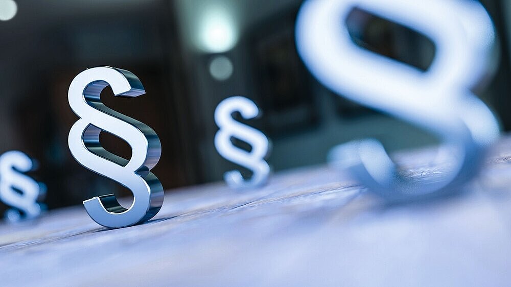 Pargraphen - Symbol für Recht, Anwalt oder Kanzlei