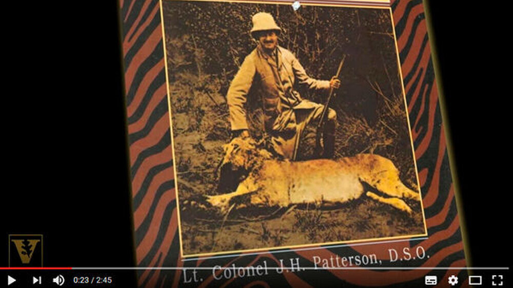 Erst der britische Oberstleutnant John Patterson konnte die " menschenfressenden Löwen von Tsavo" erlegen.