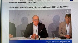 PK im Vorfeld zum Ärztetag 2024: Dr. Klaus Reinhardt und Ulrich Langenberg
