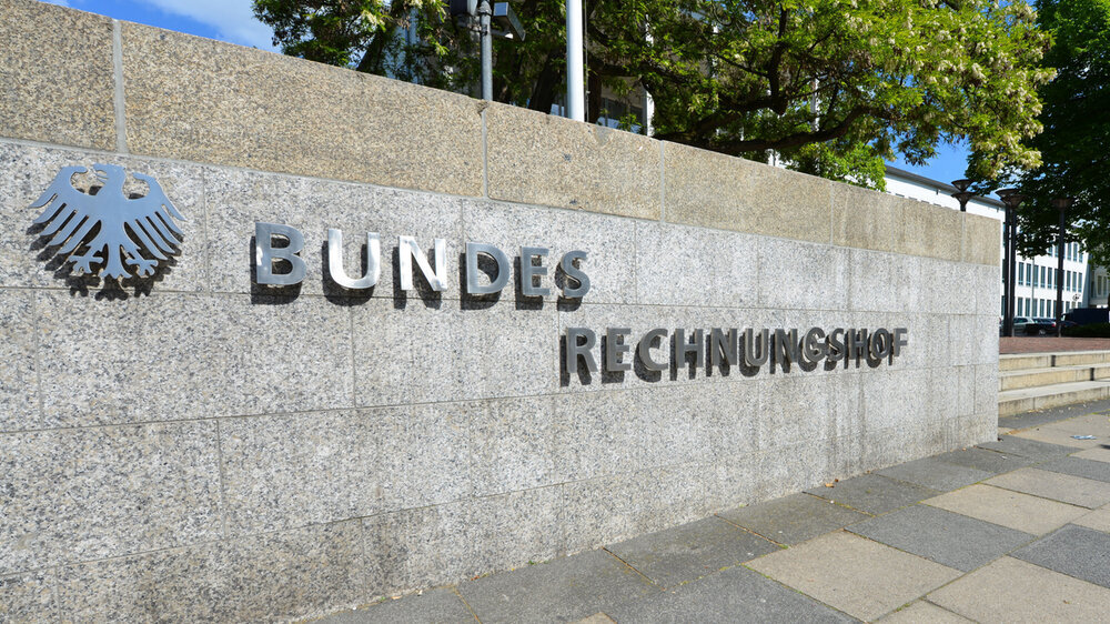 Eingang Bundesrechnungshof Bonn