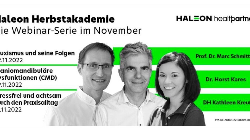 Haleon Herbstakademie 2022 zur Zahngesundheit – 6 Monate nach Abruf on demand auf dem Haleon Healthpartner Portal verfügbar.