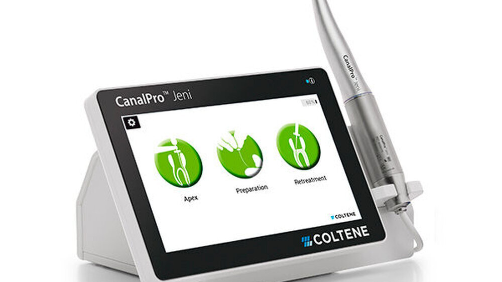 Mit einem aktuellen Update erweitert der internationale Dentalspezialist COLTENE die Optionen des\r\nvollautomatischen Endomotors CanalPro Jeni.