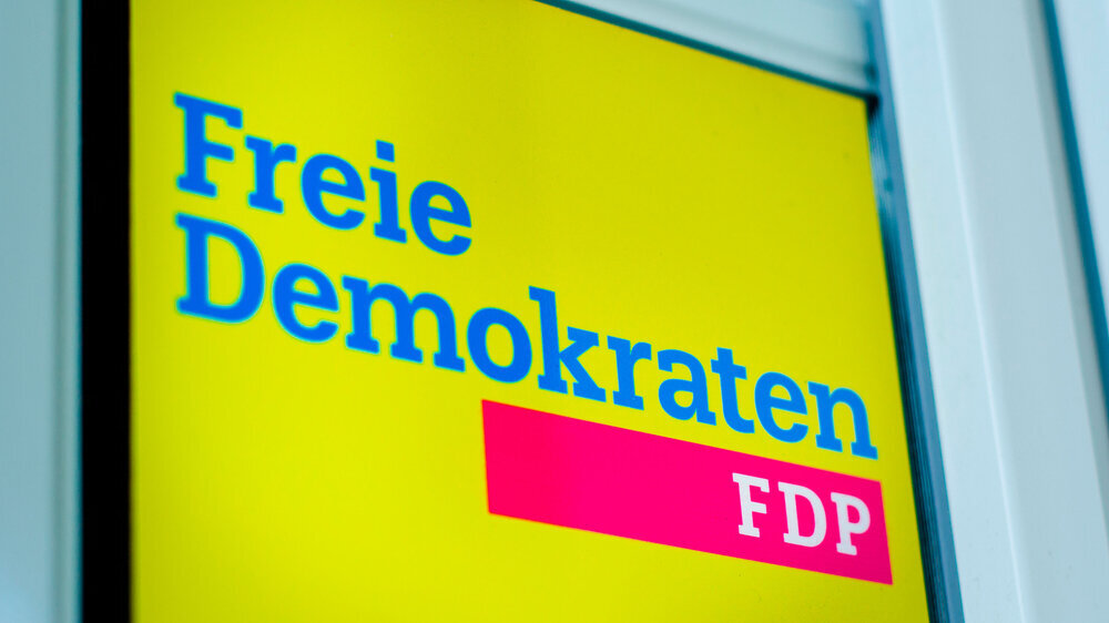 Soest, Germany - August 3, 2019: Free Democratic Party (German: Freie Demokratische Partei, FDP) logo. FDP Logo