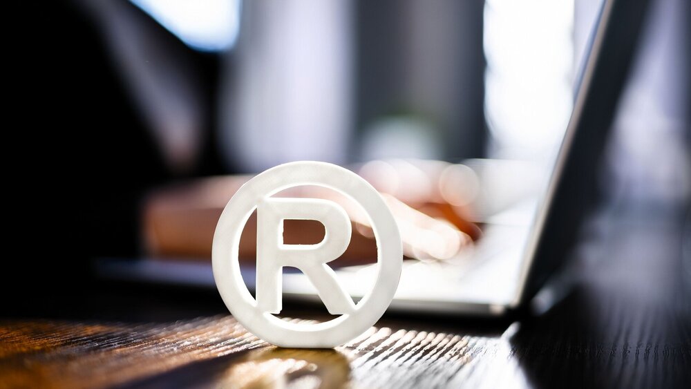 Copyright Symbol Protection Sign. Register Trademark And Logo