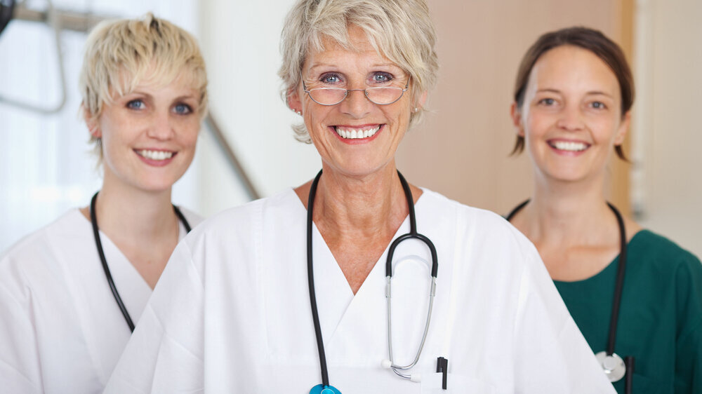 ein gutes team im krankenhaus