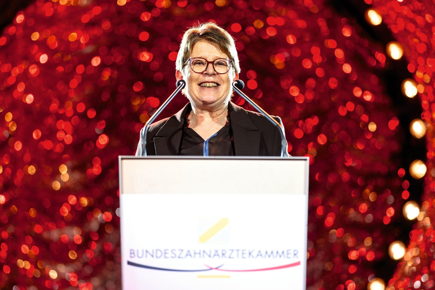 Dr. Tanja Machalet (SPD), Vorsitzende des Gesundheitsausschusses des Bundestags, beim Neujahrsempfang der BZÄK