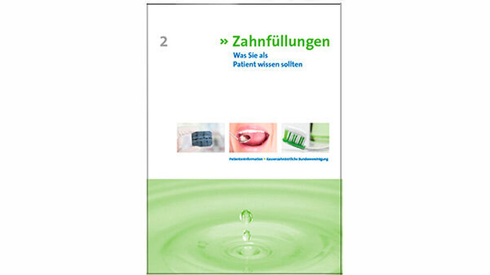 Die KZBV hat ihre Broschüre zu Füllungsmaterialien aktualisiert.