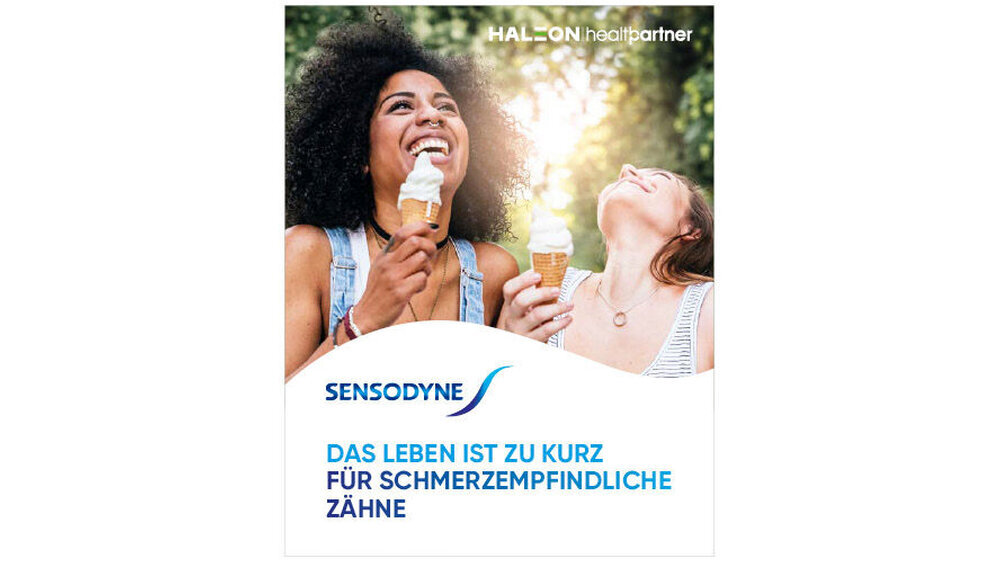 Die Sensodyne Patientenbroschüre zum Download – damit Dentinhypersensibilität keinen Einfluss mehr auf die Lebensqualität Ihrer Patient:innen hat. Zum Download auf unserem Portal.
