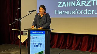 Stefanie Drese, Gesundheitsministerin in MV, beim ZÄT Mecklenburg-Vorpommern 2026