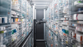 Medikamentenlager der Pharmabranche