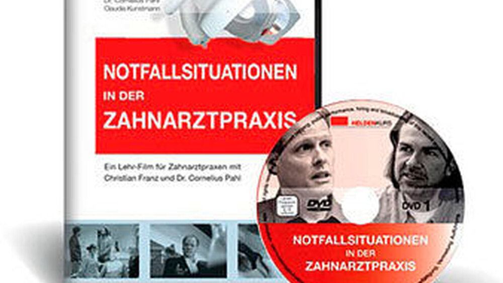 Die Doppel-DVD-Box „Notfallsituationen in der Zahnarztpraxis“ kostet 89 Euro inklusive Mehrwertsteuer. Bezug unter http://www.heldenkurs.de. |