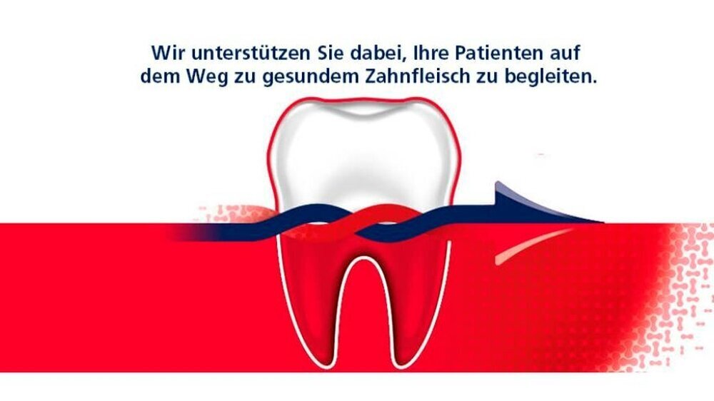 Design ohne Titel - 1 parodontax unterstützt bei der Verbesserung der Zahnfleischgesundheit.