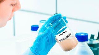 PFAS-Test im Labor.