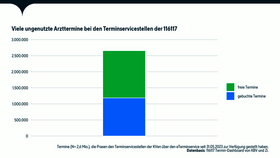 Grafik Nutzung Arzttermine Zi