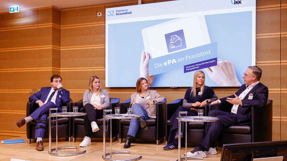 32. Plattform Gesundheit zum Thema „Die ePA im Praxistest – Chancen, Herausforderungen, Perspektiven des IKK e.V. am 19.11.2025 in Berlin