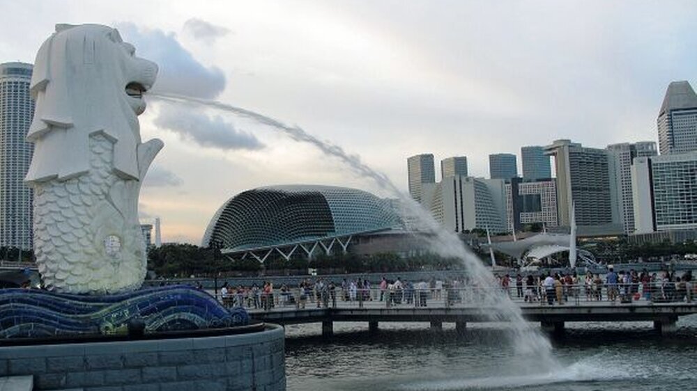 Stadtansicht von Singapur