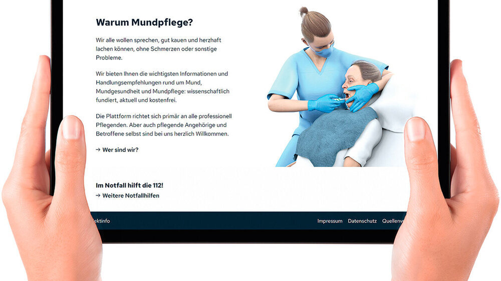 Mit drei Klicks sollen alle relevanten Informationen gefunden werden.