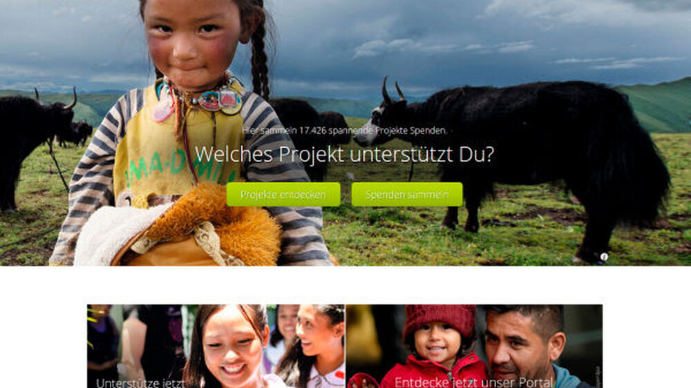 Startseite von betterplace.org im März 2016 | Startseite von betterplace.org im März 2016 |