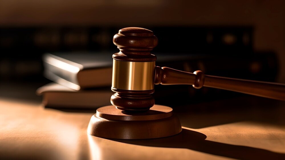 Ein Urteil des Richters - Entscheidung der Justiz Ein Urteil des Richters - Entscheidung der Justiz