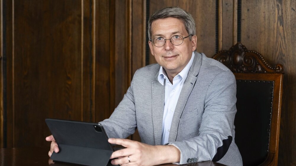 Interview mit Bürgermeister von Wittenberge zum Stipendium Interview mit Bürgermeister von Wittenberge zum Stipendium