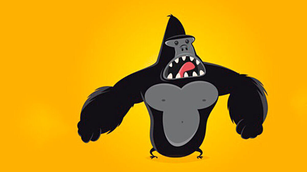 Gorilla: Tief durch die Nase ein- und durch den Mund ausatmen, die Brust rausstrecken und mit der Faust leicht auf die Thymusdrüse in der Brustmitte klopfen. Ein möglichst tiefes Hohoho lachen. Alternative ist der Löwe: Reißen Sie Mund und Augen auf u