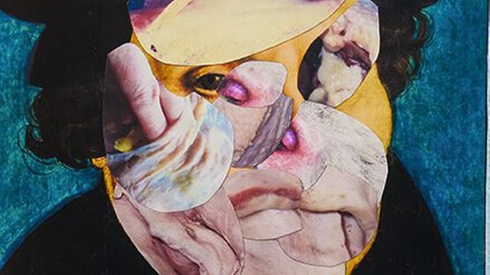 Adrian Ghenie o.T., 2017, Collage auf Papier 33,5 × 29,2 cm; Courtesy of the artist and Galerie Thaddaeus Ropac, Salzburg – Paris; jetzt zu sehen in der Ausstellung „Luther und die Avantgarde“ in Wittenberg im Alten Gefängnis. Rund 60 internationa