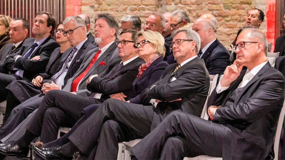 Die Rede des Richters am Bundesverfassungsgericht fesselte die Zuhörer. |