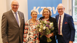 Dr. Karl-Georg Pochhammer, Dr. Ute Maier, Meike Gorski-Goebel, Martin Hendges (v.l.)
