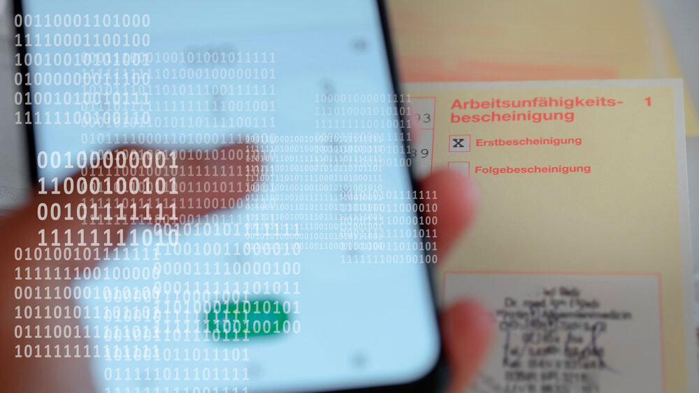 Elektronische Krankscheibung: eAU - digitale Arbeitsunfähigkeitsbescheinigung Elektronische Krankscheibung: eAU - digitale Arbeitsunfähigkeitsbescheinigung