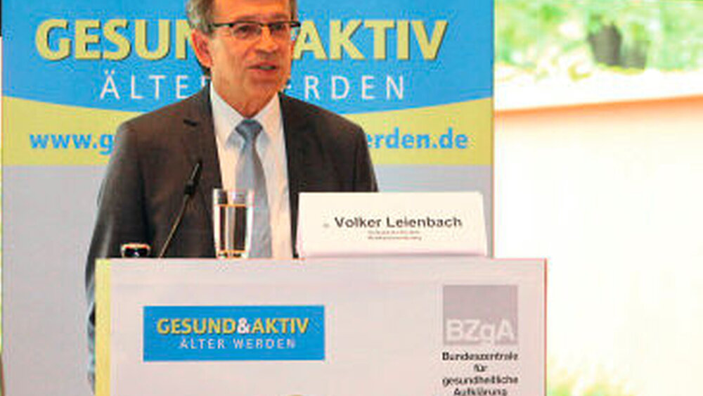 PKV-Direktor Dr. Volker Leienbach kündigte ein umfassendes Präventionsprogramm an. |