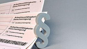 Arbeitsunfähigkeitsbescheinigung, Paragraph, Krankmeldung,