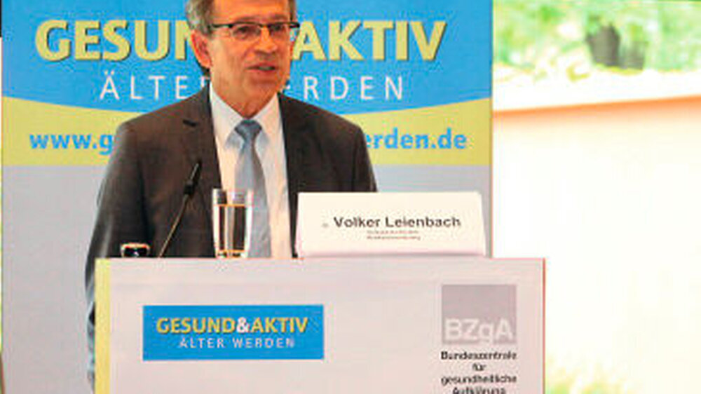 PKV-Direktor Dr. Volker Leienbach kündigte ein umfassendes Präventionsprogramm an. |