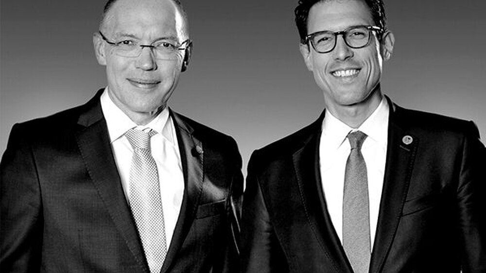 Nach mehr als 25 Jahren gibt Wolfgang Balmes seine Position im Vorstand von DIE ZA an Andreas Hitzbleck (r.) ab. Neuer Vorstandssprecher ist Holger Brettschneider (l.).