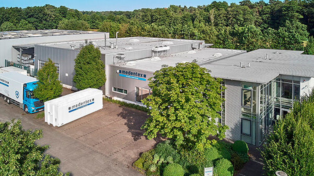 Der Hauptsitz von medentex in Bielefeld