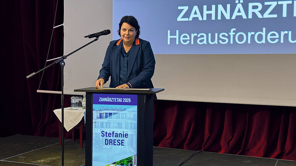 Stefanie Drese, Gesundheitsministerin in MV, beim ZÄT Mecklenburg-Vorpommern 2026