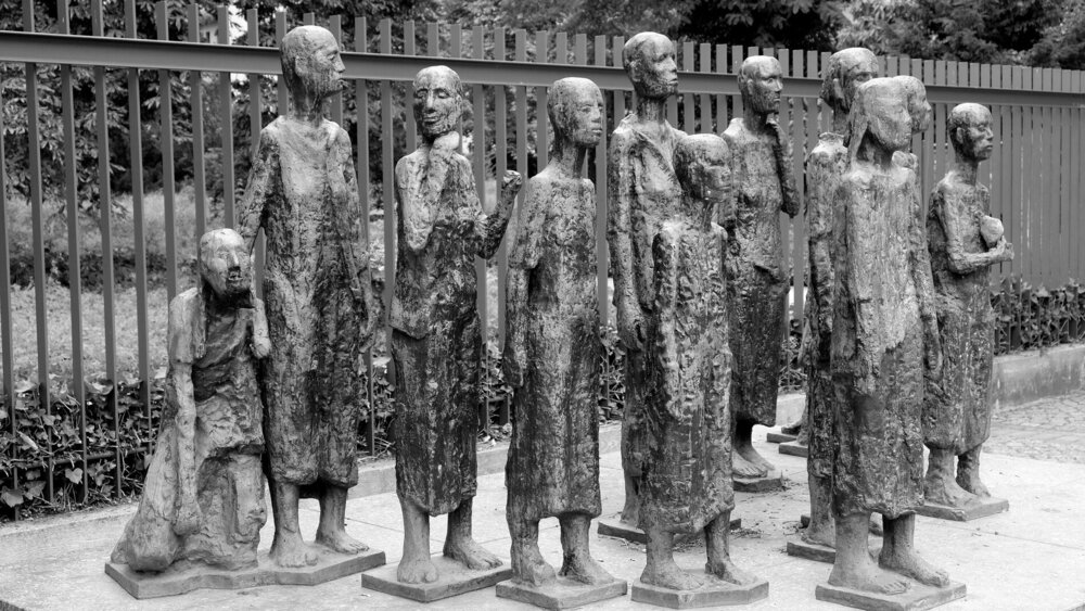 Mahnmal zum Gedenken an Holocaust, Gewaltherrschaft und die ermordeten Juden in der Sophienstraße in Berlin