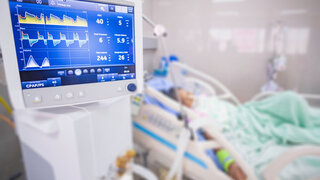 Patient auf Intensivstation