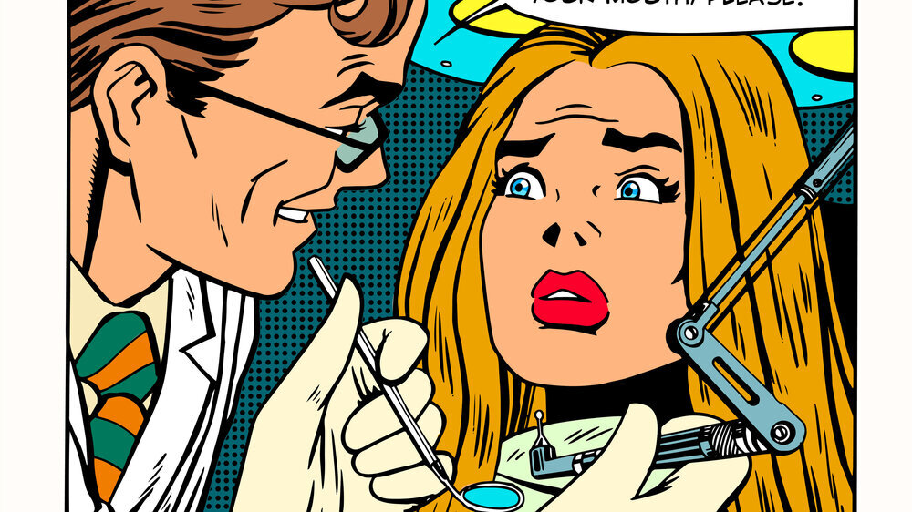 Zahnarztangst Popart