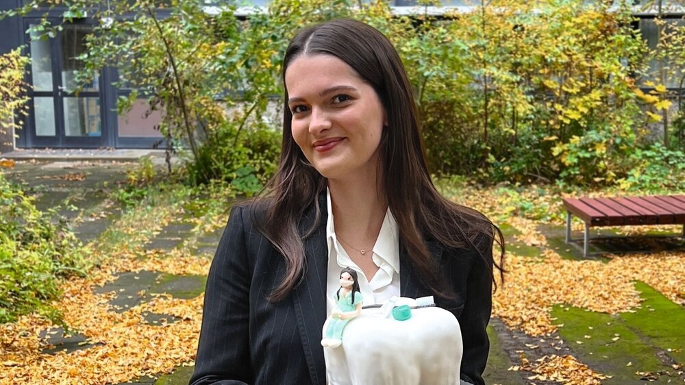 Carina Schrills ist derzeit eine der jüngsten Zahnärztinnen Deutschlands und arbeitet in Kiel.