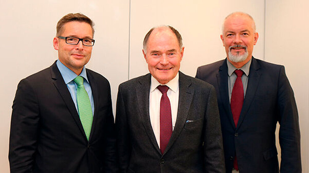 Dr. Jörg Meyer, Dr. Jörg-Peter Husemann und Karsten Geist (v.l.n.r.)
