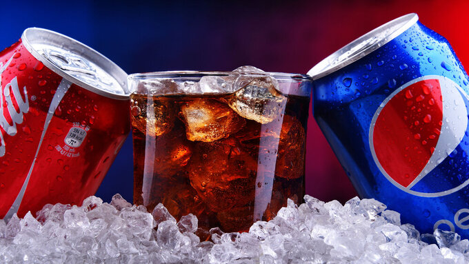 Cola und Pepsi Werbefoto