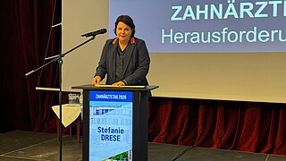 Stefanie Drese, Gesundheitsministerin in MV, beim ZÄT Mecklenburg-Vorpommern 2026