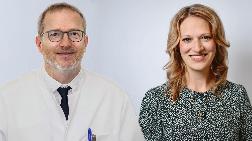 Prof. Franz-Josef Kramer und Dr. Katharina Elanzew