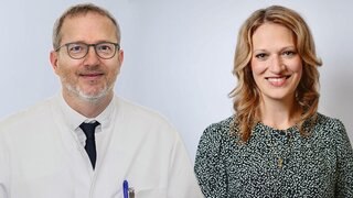 Prof. Franz-Josef Kramer und Dr. Katharina Elanzew
