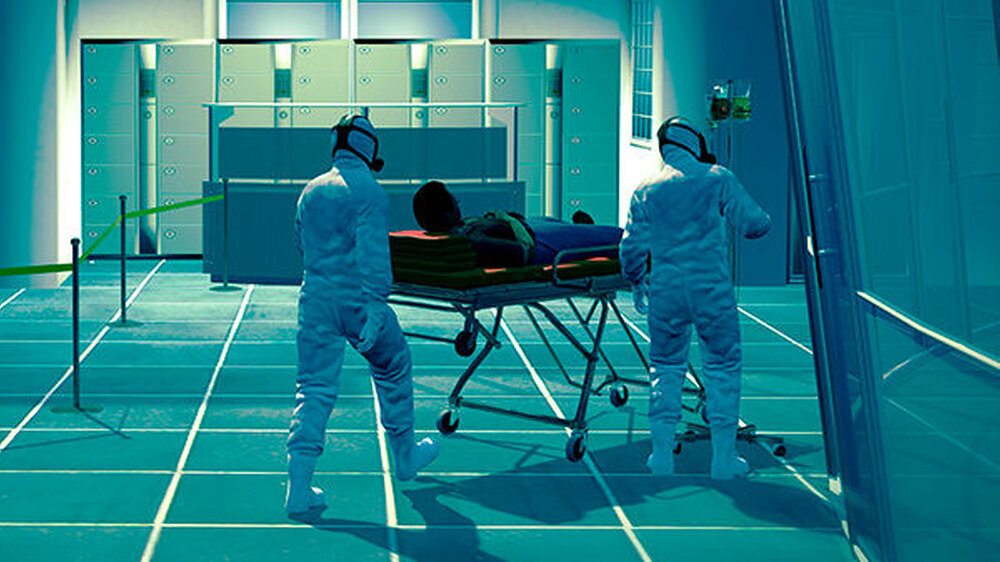 Die Unterbringung der Patienten auf der Intenssivstation erfolgt vorzugsweise einzeln in einem Isolierzimmer, idealerweise mit Schleuse/Vorraum.