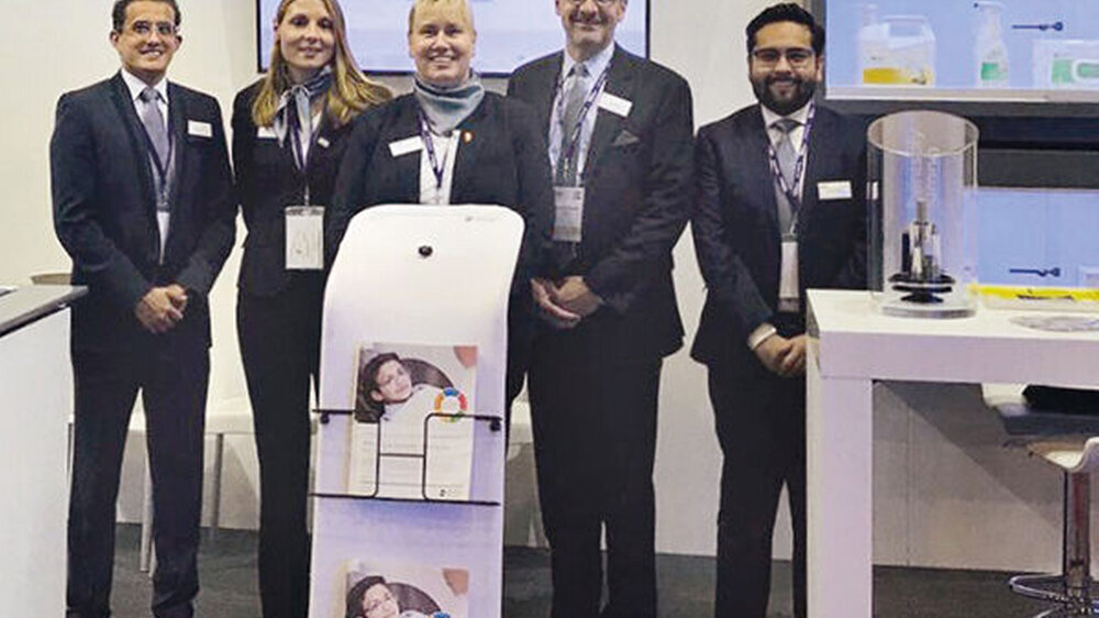 Dentsply Sirona Team: Antonio Sustaita, Kathrin Sichler, Stella Nehr-Werner, David Kierce, Erick Jimenez (von links)
