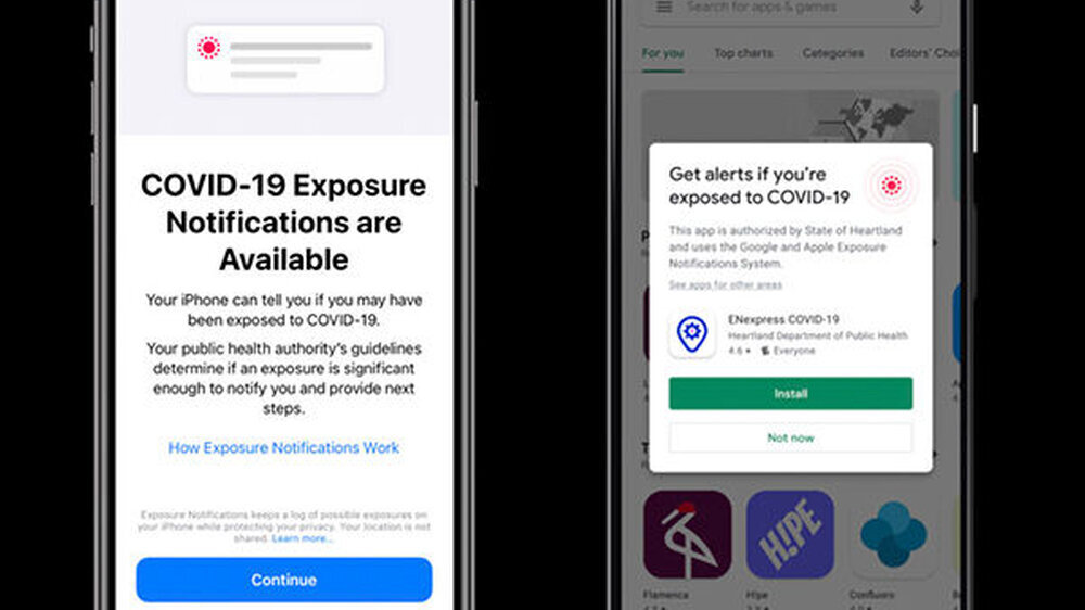Künftig können Begegnungen auch in den Betriebssystemen von Apple und Android-Smartphones gespeichert werden. Dafür braucht man zwar keine App, aber die Konfigurationsdatei einer Gesundheitsbehörde, die die kritische Entfernung und Dauer definiert.
