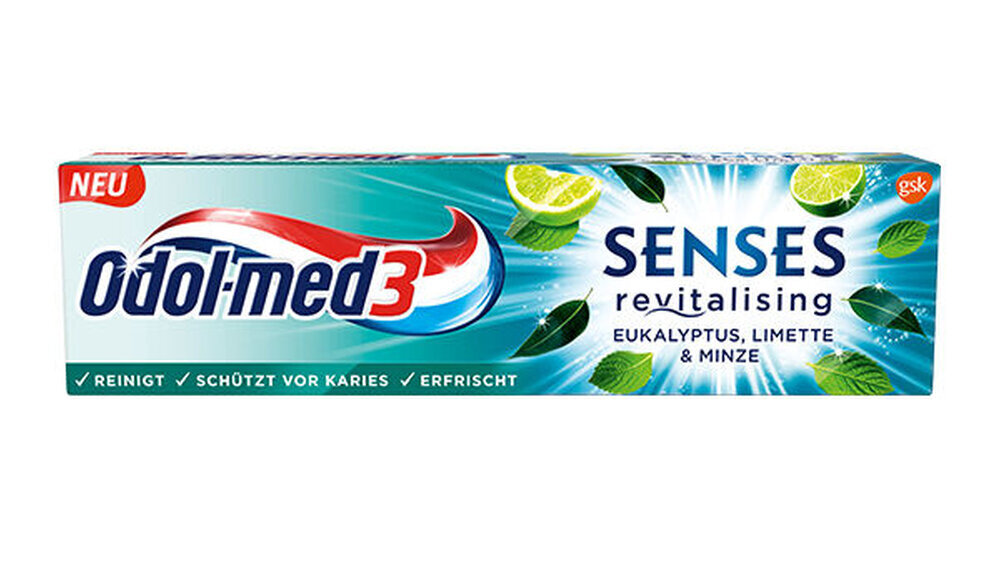 odol med3 Revitalising Eukalyptus, Limette & Minze