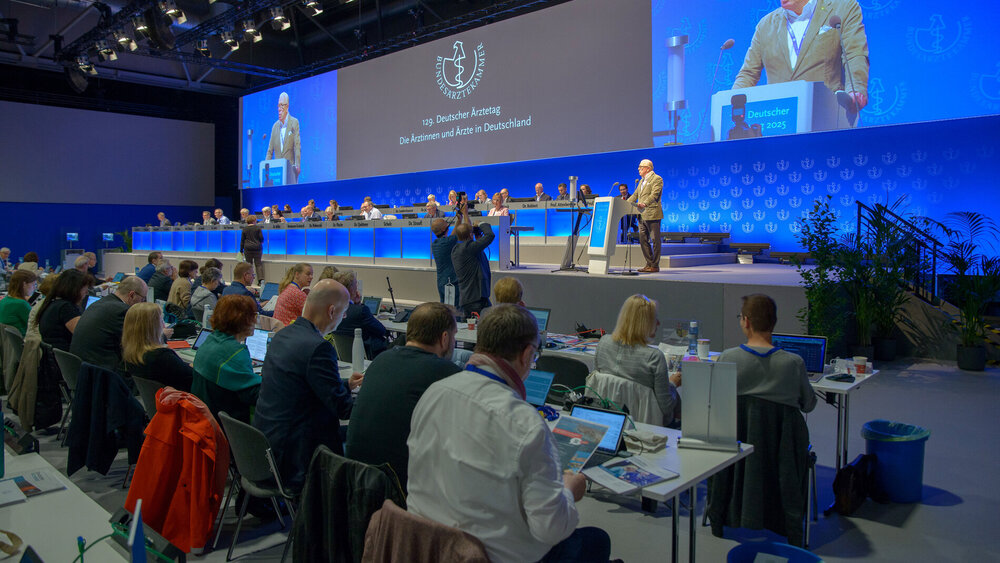 129. Deutscher Ärztetag Plenum Reinhardt